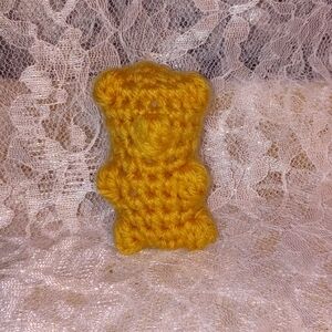 Handmade Gold Gummy Bear Plush